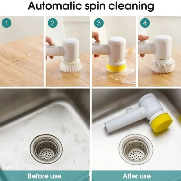 New 5 in 1 Magic Cleaning Brush - Washy Go